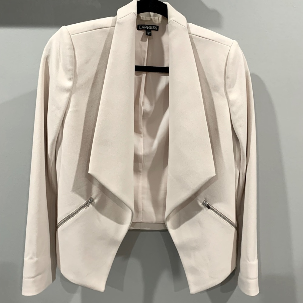 Express suit jacket blush pink size medium